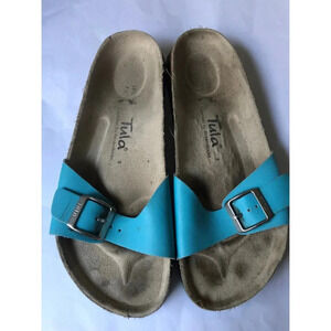Tula Licensed by Birkenstock Blue Slide Sandals